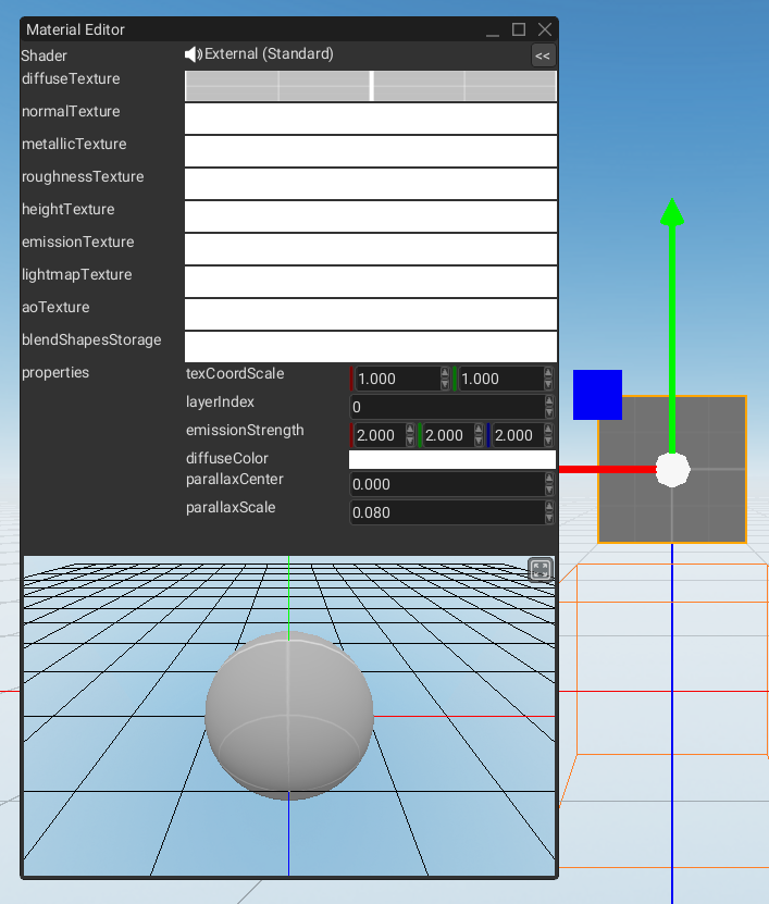 material editor