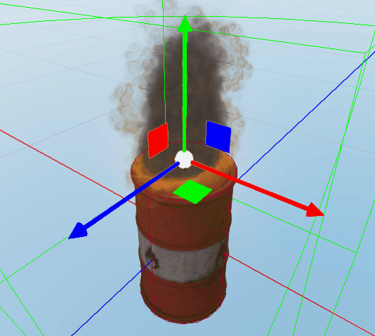 particle system distance